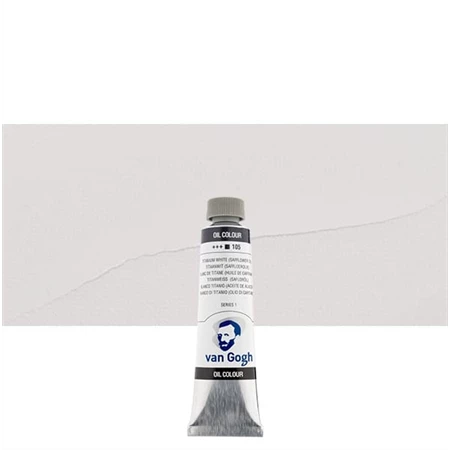 Olajfesték TALENS, VAN GOGH 40ml, Titanium white (safflower oil) 105