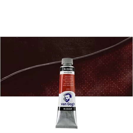 Olajfesték TALENS, VAN GOGH 40ml, Transparent oxide red 378
