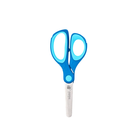 Olló ICO SÜNI 13,5 cm kerekített vágóél végződésű, ergonomikus vegyes színekben