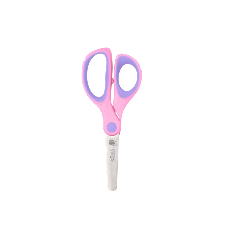 Olló ICO SÜNI 13,5 cm kerekített vágóél végződésű, ergonomikus vegyes színekben