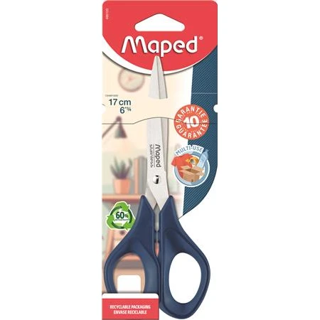 Olló MAPED Advanced 17cm, rgonomikus 3D gyűrűk a kényelmes fogásért