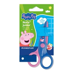 Olló STAEDTLER óvodai, 10 cm, Noris® Junior 965 Peppa malac minta