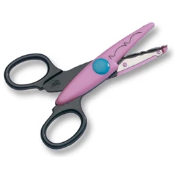 Olló cikk-cakk kreatív, szegély