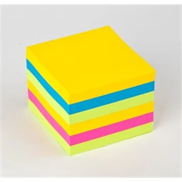 Öntapadó jegyzettömb, Z, 76x76 mm, 6x90 lap, 3M POSTIT, Super Sticky, Rio