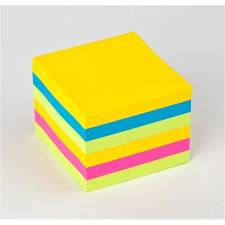 Öntapadó jegyzettömb, Z, 76x76 mm, 6x90 lap, 3M POSTIT, Super Sticky, Rio