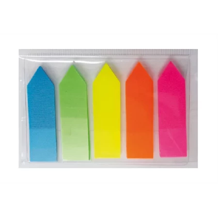 Öntapadó jelölőcímke 12x45mm, 5x20 nyíl