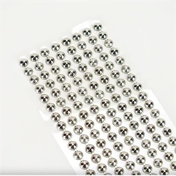 Öntapadós dekor flitter/strassz ezüst 320db/csomag