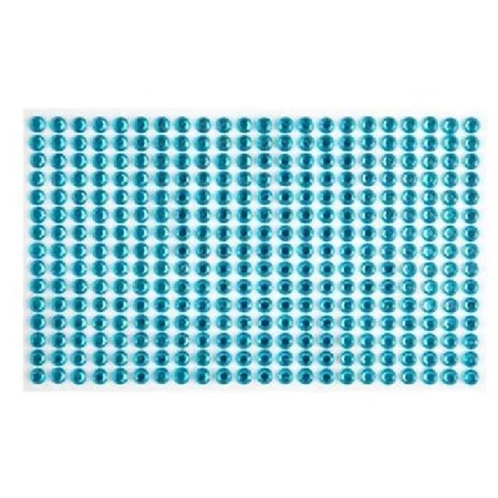 Öntapadós dekor gyöngy/strassz 5mm-es 330db/csomag égkék