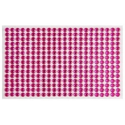 Öntapadós dekor gyöngy/strassz 5mm-es 330db/csomag pink