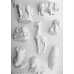 Öntőforma gipszhez vadállatok 29 x 18cm