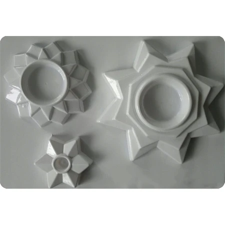 Öntőforma gipszhez Gyertyatartó csillag