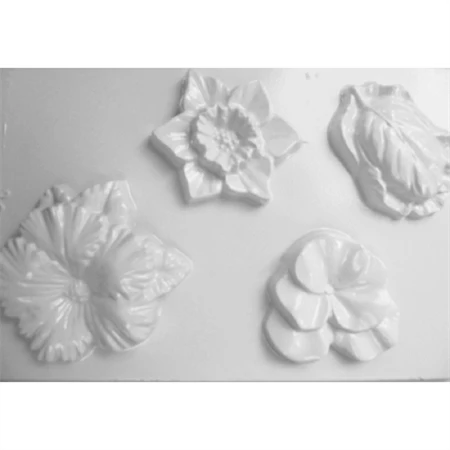 Öntőforma gipszhez Tavaszi virágok