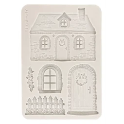 Öntőforma szilikon A/5 Christmas cottage