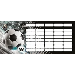 Órarend LIZZYSULI nagy Top League FTW 2 oldalas 17,8 x 7,7 cm