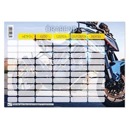 Órarend PD 165x117 mm School United