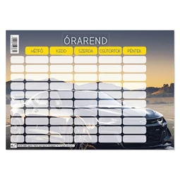 Órarend PD 165x117 mm School United