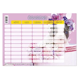 Órarend PD 165x117 mm School United
