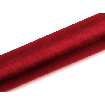 Organza  tekercs piros  0,16cm x 9 m