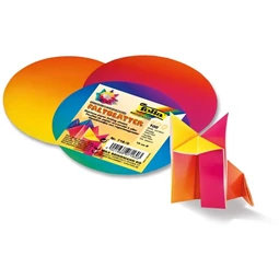 Origami papír 15x15cm 100lap/cs FOLIA szivárvány szinátmenetes négyzet alakú papírok