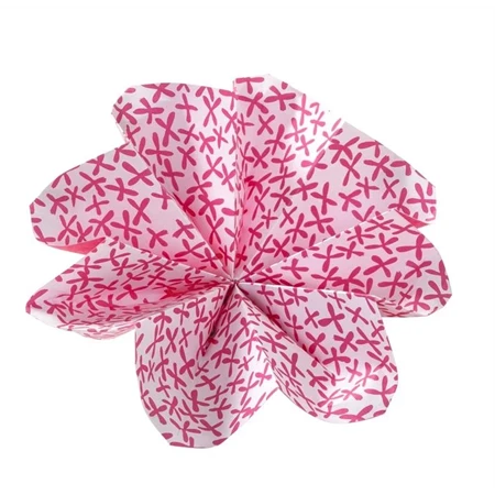 Origami papír 15x15cm 50lap/csomag FOLIA 80gr trópusi mintákkal díszített hajtogatólapok