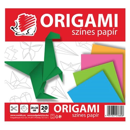 Origami papír 20 x 20cm 20lap/cs SÜNI