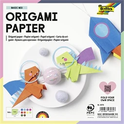 Origami papír 20x20cm 500lap FOLIA 70g vegyes színek