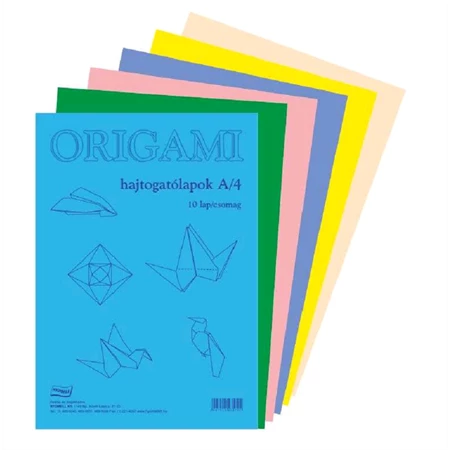 Origami papír A/4 10lap/csomag