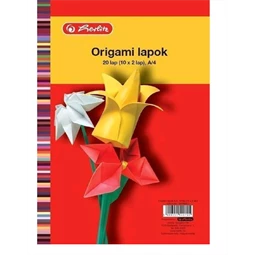 Origami papír A/4 20lap/csomag HERLITZ