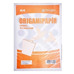 Origami papír A/4 20lap/csomag Fortuna