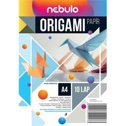 Origami papír A/4 Nebulo 10lap/csomag