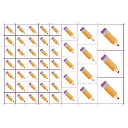 Óvodai címke, öntapadó matrica  A/5 méretben 35+12 jel ceruza