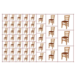 Óvodai címke, öntapadó matrica  A/5 méretben 35+12 jel szék
