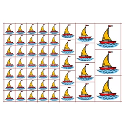 Óvodai címke, ruhára, textilre vasalható A/5 méretben 35+12 jel hajó vitorlás