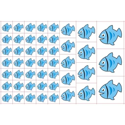 Óvodai címke, ruhára, textilre vasalható A/5 méretben 35+12 jel hal kék