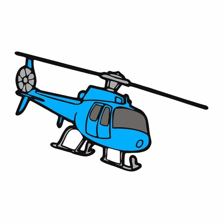 Óvodai címke, ruhára, textilre vasalható A/5 méretben 35+12 jel helikopter