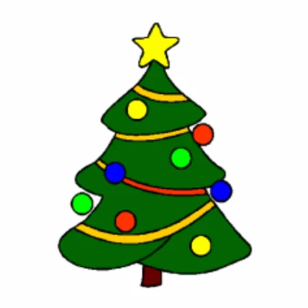 Óvodai címke, ruhára, textilre vasalható A/5 méretben 35+12 jel karácsonyfa