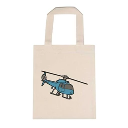 Óvodai jellel vászontáska 22x26,3x0,3cm méretben helikopter jel