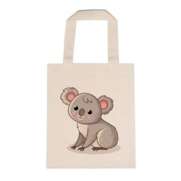 Óvodai jellel vászontáska 22x26,3x0,3cm méretben koala jel