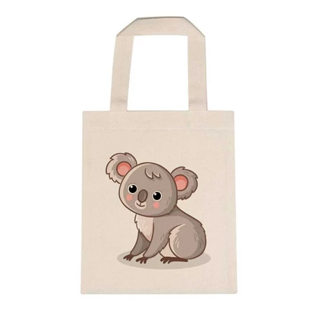 Óvodai jellel vászontáska 22x26,3x0,3cm méretben koala jel