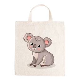 Óvodai jellel vászontáska 27x31x0,3cm méretben koala jel