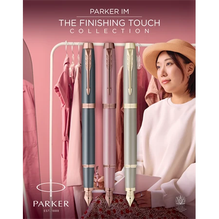 PARKER IM Royal Finishing Touch golyóstoll homokkő test, arany klipsz