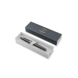PARKER IM Royal Finishing Touch töltőtoll palaszürke test, arany klipsz