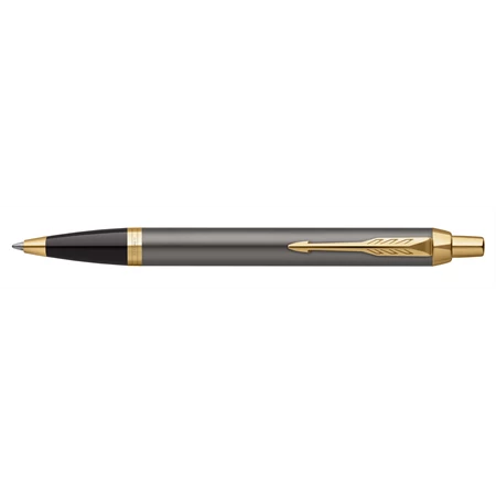 PARKER IM Royal Grey golyóstoll szürke test+arany klipsz