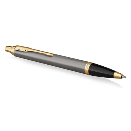 PARKER IM Royal Grey golyóstoll szürke test+arany klipsz