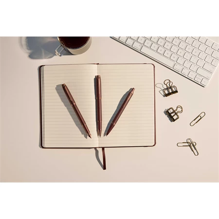 PARKER IM Royal Monochrome rollertoll burgundi test + burgundi vörös klipsz