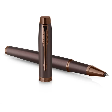 PARKER IM Royal Monochrome rollertoll burgundi test + burgundi vörös klipsz