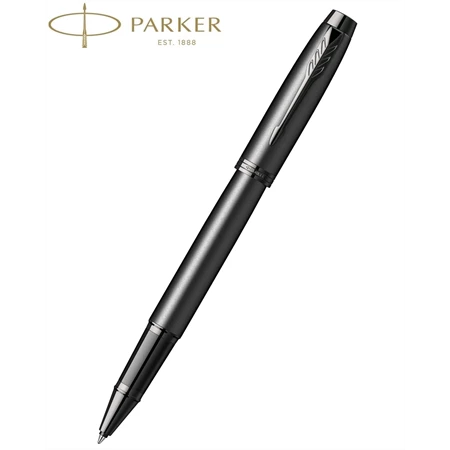 PARKER IM Royal  rollertoll BLACK EDITION matt fekete test+fekete klipsz