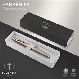 PARKER IM Royal rollertoll ezüst test+arany klipsz