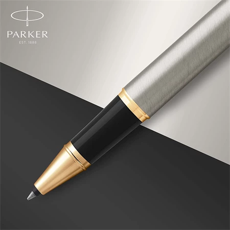 PARKER IM Royal rollertoll ezüst test+arany klipsz