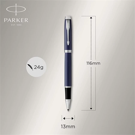 PARKER IM Royal rollertoll kék test+ezüst klipsz